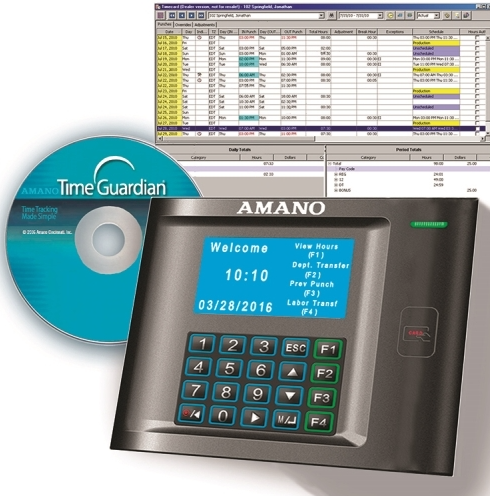 MTX30 Proximity Time Guardian MTX-30 Proximity Card Badge Computer Based Time & Attendance System